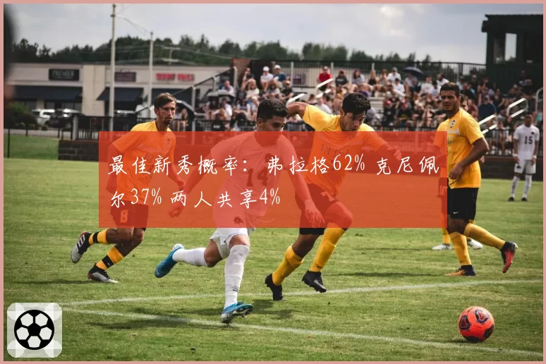最佳新秀概率：弗拉格62% 克尼佩尔37% 两人共享4%